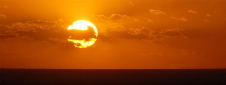 Tramonto sulla West coast